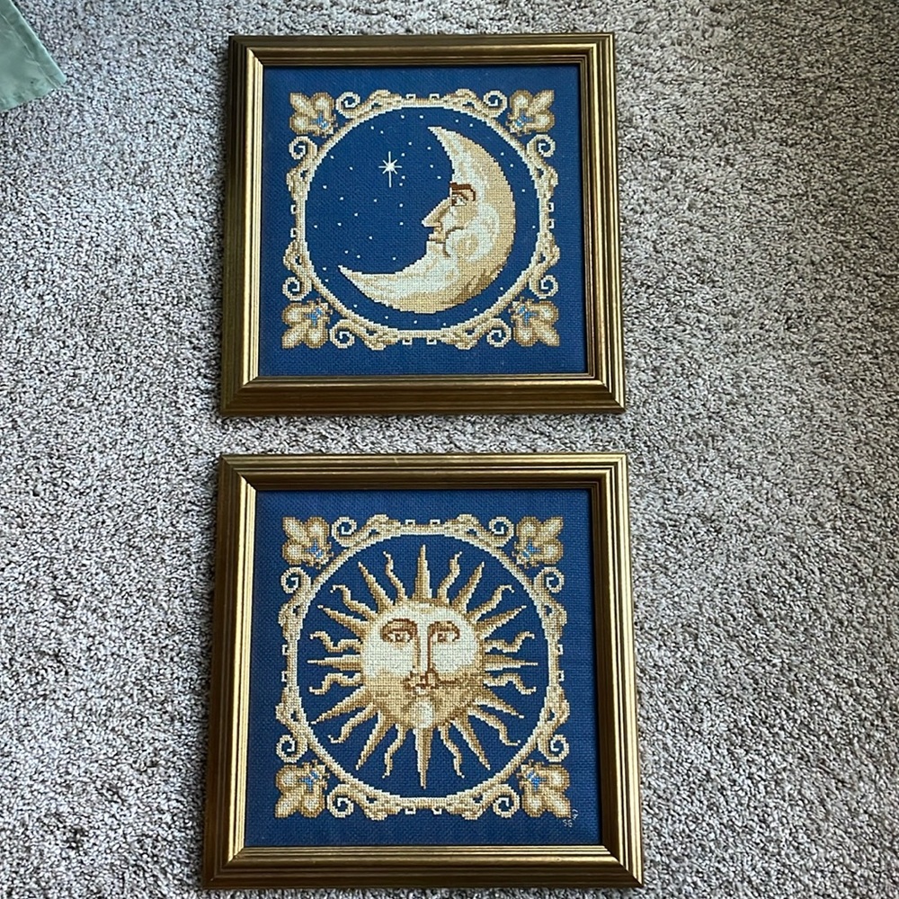 Wall Hangings Sun and Moon
